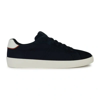 Afbeelding van Geox U Affile Sneakers laag, Heren, Maat: 42, Navy Leer en textiel
