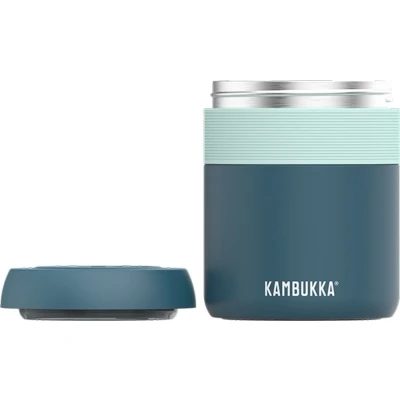 Afbeelding van Kambukka Bora Lunchbox 600 ml Voedselcontainer houdt 9 uur warm &amp; 100 % Lekvrij Lunch beker on the go Deep Teal