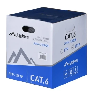 Afbeelding van Stevige FTP netwerkkabel categorie 6 Lanberg LCS6 11CU 0305 S