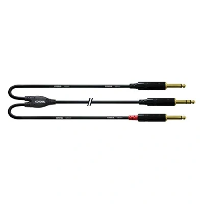 Afbeelding van CORDIAL 3 M REAN JACKPLUG 6,3 MM/2X MM