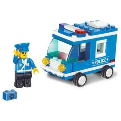Afbeelding van Sluban City Motors M38 B0177 Politiebusje 64 Delig