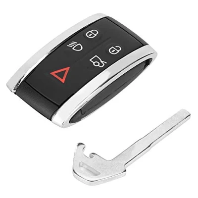 Afbeelding van Yctze voor Jaguar autosleutelhanger, vervanging autosleutelbehuizing XF 2009 2012 S type 2007 2008, 5 toetsen