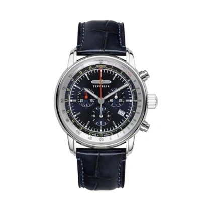 Afbeelding van Zeppelin Chronograaf, Heren, Maat: One Size, Dunkelblau
