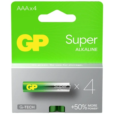 Image de GP 24A Piles Super Alkaline AAA X4
