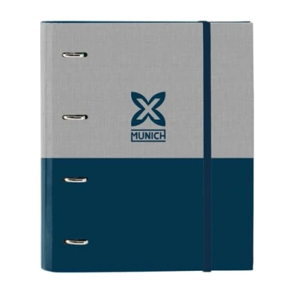 Afbeelding van Ringmap Munich Street Blauw Grijs 27 x 32 3.5 cm