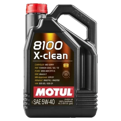 Afbeelding van Motul 5W 40 4L Motorolie 104720 BMW: 5 Saloon, 1 Hatchback, 3 Coupe, SKODA: Fabia III Estate, NISSAN: Interstar Van