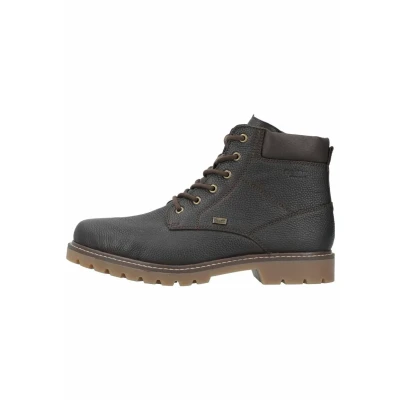 Afbeelding van Rieker Veterboots, Heren, Maat: 41, Kastanie braun moro Leer en textiel