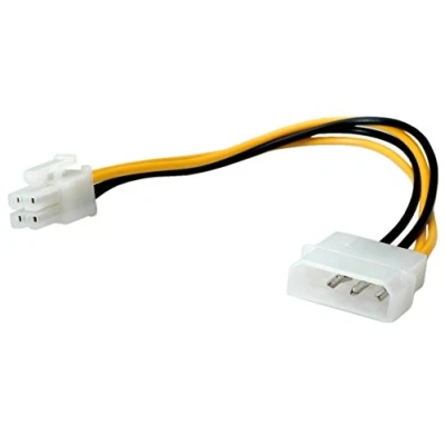 Afbeelding van ROLINE Interne Stroomkabel, 4pol. HDD / ATX12V P4 4 polig Power, 0,15 m