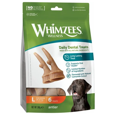 Afbeelding van Whimzees Antler Stazak Hondensnacks 6 stuks Large
