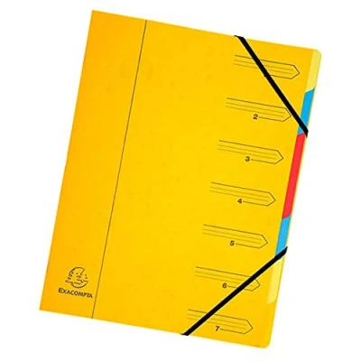 Image de Trieur agrafe avec elastiques 7 compartiments