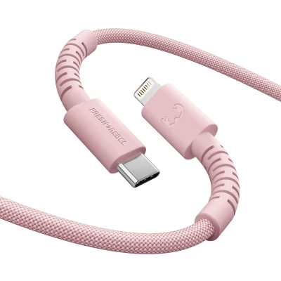 Afbeelding van Fresh&#039;n Rebel Lightning naar USB C kabel 2 m Roze