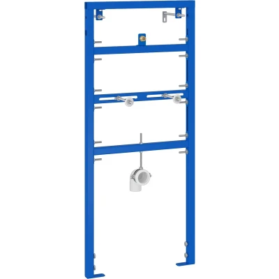 Afbeelding van vidaXL Badkameraccessoire bevestigingen Blauw Staal 50 x 17,5 139 cm