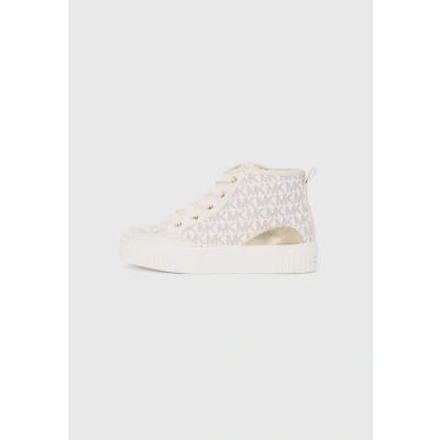 Afbeelding van Michael Kors Kids SHEA Split Sneakers hoog voor kinderen, Maat: 33, Vanilla Schoenen