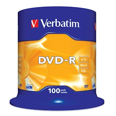 Afbeelding van Verbatim 43549 DVD R disc 4.7 GB 100 stuk(s) Spindel