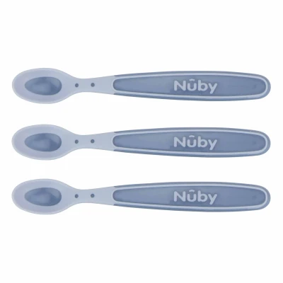 Afbeelding van Nuby Warmtegevoelige Lepetljes 3+ mnd 3 stuks