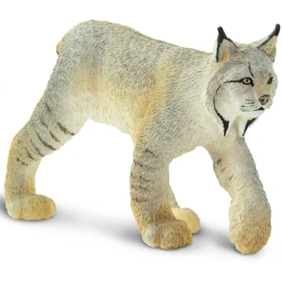 Afbeelding van Safari Wild North American Wildlife Lynx miniatuur kunststof, S181829