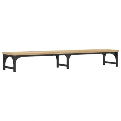 Afbeelding van Monitorstandaard 105x23x15,5 cm bewerkt hout sonoma eikenkleur