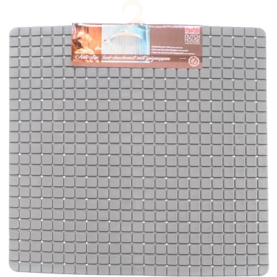 Afbeelding van Dutch House Antislip Douchemat 55X55 Cm Grijs