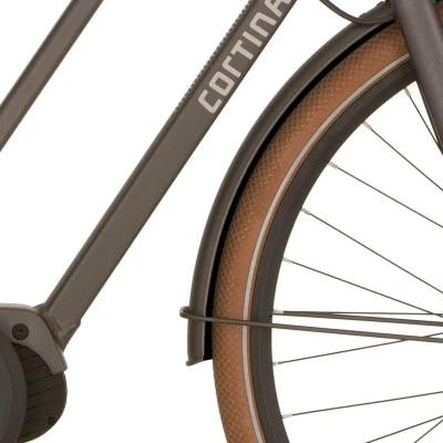 Afbeelding van Cortina spatbord voor 28 Foss iron black matt