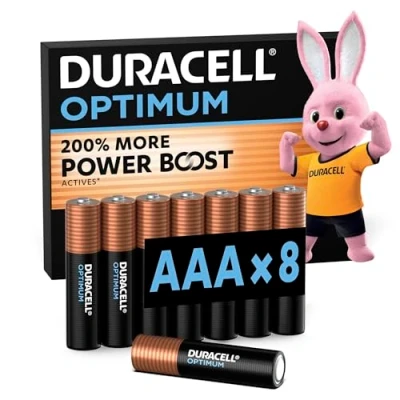 Image de Duracell Optimum Batterie 8 x AAA Alcaline