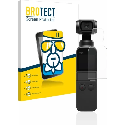 Afbeelding van BROTECT Screenprotector voor DJI Osmo Pocket (Display + Lens) Folie Beschermfolie Beschermglas transparant