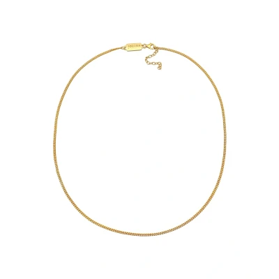Afbeelding van Kuzzoi Basic Ketting goldcoloured, Heren, Maat: 50, Gold coloured