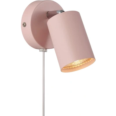 Afbeelding van Wandspot Explore met kabel en stekker, GU10, rosé