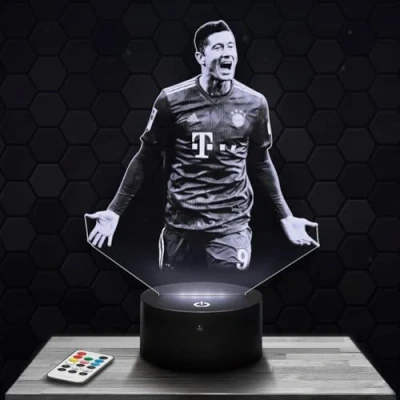 Afbeelding van Nachtlampje met touchscreen, metaal, boer, 3D lamp, led, illusie, cadeau idee, Kerstmis, verjaardag, jongens en meisjes, nachtlamp, kinderkamer of volwassene