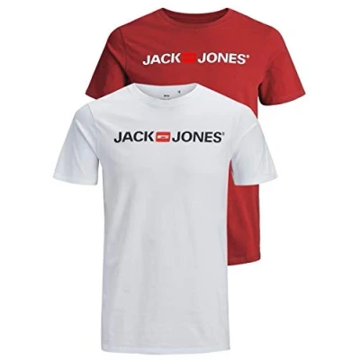 Afbeelding van Jack &amp; Jones Jjecorp Logo Tee Ss Crew Neck Ss19 Noos T shirt voor heren.