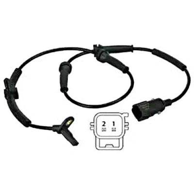 Afbeelding van DELPHI SS20372 ABS sensor Actieve 820