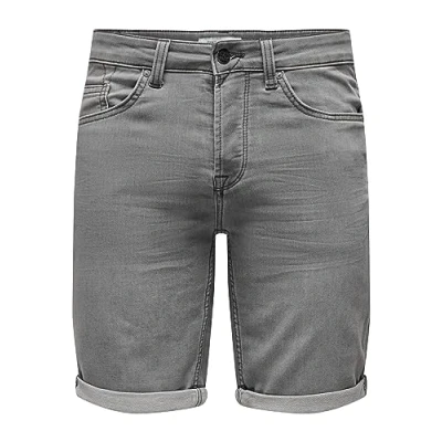 Afbeelding van ONLY &amp; SONS ONSPLY REG GR JOG SHO PK 8583 DNM NOOS Heren Broek Maat M