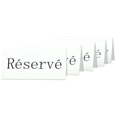 Afbeelding van SECURIT BORDJE RESERVE 5X