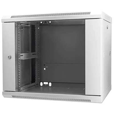 Afbeelding van Intellinet 711821 19inch patchkast (b x h d) 600 500 mm 9 HE Grijs wit (RAL 7035)