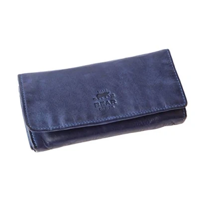 Afbeelding van Bear Design Cow Lavato Dames portemonnee 12 cc blauw