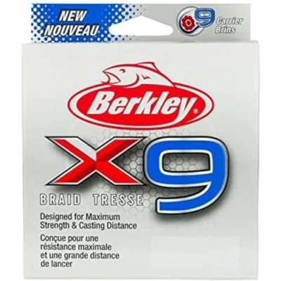 Afbeelding van Berkley x9 Gevlochten lijn Crystal 2000m 0.43mm (59.7kg)