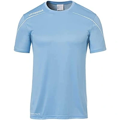 Afbeelding van Uhlsport Stream 22 Shirt Korte Mouw Heren Hemelsblauw / Wit Maat: 2XL