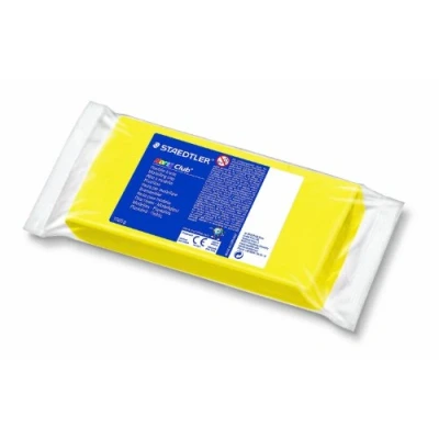 Afbeelding van STAEDTLER Noris boetseerklei. blok 1 kg geel
