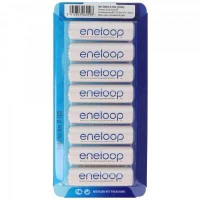 Afbeelding van eneloop Mignon / AA HR 3UTGA 8 pack, 2 pack AccuCell AccuBox, nieuw nu van Panasonic