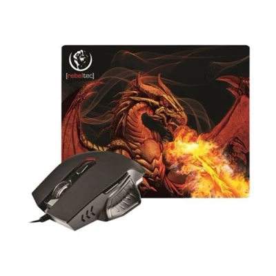 Image de Rebeltec Red Dragon Souris optique 6 boutons filaire USB