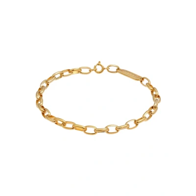 Afbeelding van Kuzzoi Basic Chain Armband goldcoloured, Heren, Maat: 19, Gold coloured