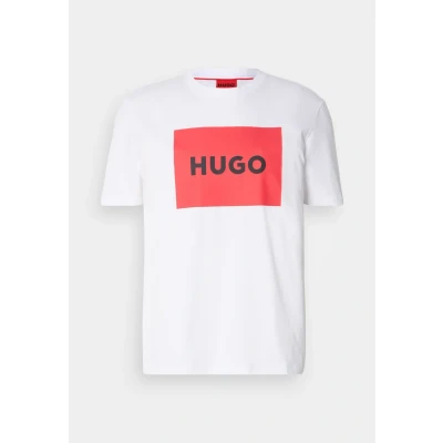 Afbeelding van HUGO Dulive Tshirt print, Heren, Maat: Small, White