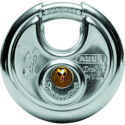 Afbeelding van Abus 24/70 RVS discushangslot gelijksluitend 70 mm