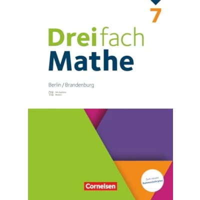 Afbeelding van Dreifach Mathe Berlin und Brandenburg 7. Schuljahr: Schulbuch Mit digitalen Hilfen, Erklärfilmen Wortvertonungen