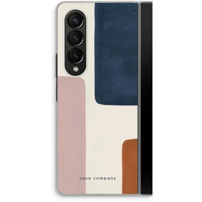 Afbeelding van Case Company® hoesje geschikt voor Samsung Galaxy Z Fold4 Geo #5 Soft Cover Telefoonhoesje Bescherming aan alle Kanten en Schermrand
