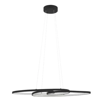 Afbeelding van EGLO Gianella Hanglamp LED Aluminium;Staal;Kunststof Zwart;Wit