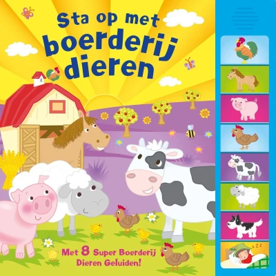 Afbeelding van Rebo boek geluid sta op boerderijdieren