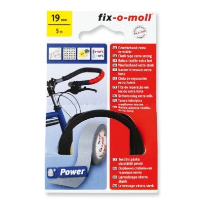 Afbeelding van Powerband textiel 5mx19mm zwart