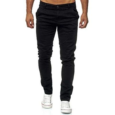 Afbeelding van Elara Chino, Heren, Maat: W40x34, Schwarz