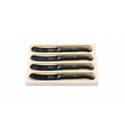Afbeelding van Laguiole Style de Vie Botermessen Black Stonewash