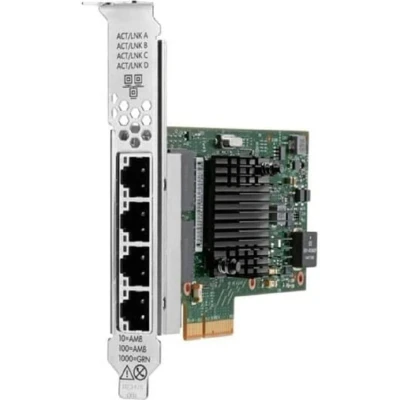 Image de Broadcom BCM5719 Adaptateur réseau PCIe 2.0 x4 Gigabit Ethernet x 4 pour Apollo 4200 Gen10; ProLiant DL20 Gen10 DL325 DL360 DL380 ML30